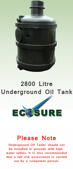 2800ltr Underground Oil Tank