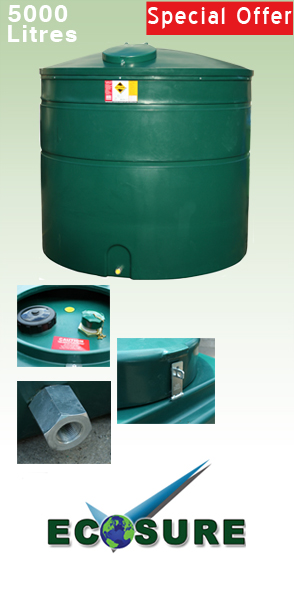 Ecosure Bunded Oil Tank Ecosure 5000 - SPECIAL OFFER PRICE