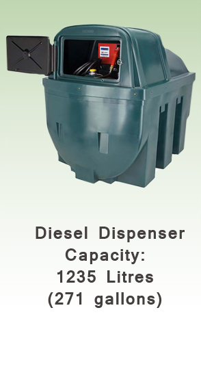 Fuel Dispenser 1235 Litres H1235CDD