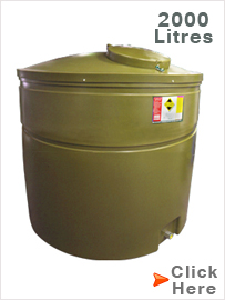 Ecosure 2000 Litre Oil Tank Sandstone
