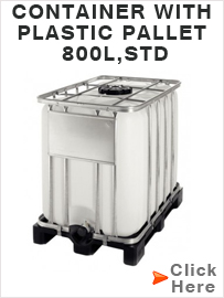 Container With Plastic Pallet 800L,STD